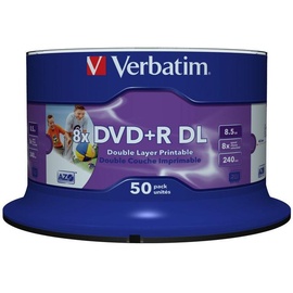 Verbatim DVD+R 8,5 GB 8x 50 St.