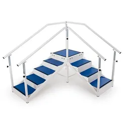 Übungstreppe Physiotherapie 2 Rampen h581_46