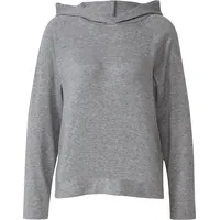 s.Oliver Meliertes Longsleeve aus Stretchjersey mit Kapuze - 38