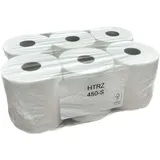 6 x Handtuchrollen, Innenabwicklung, 450Blatt/Rolle