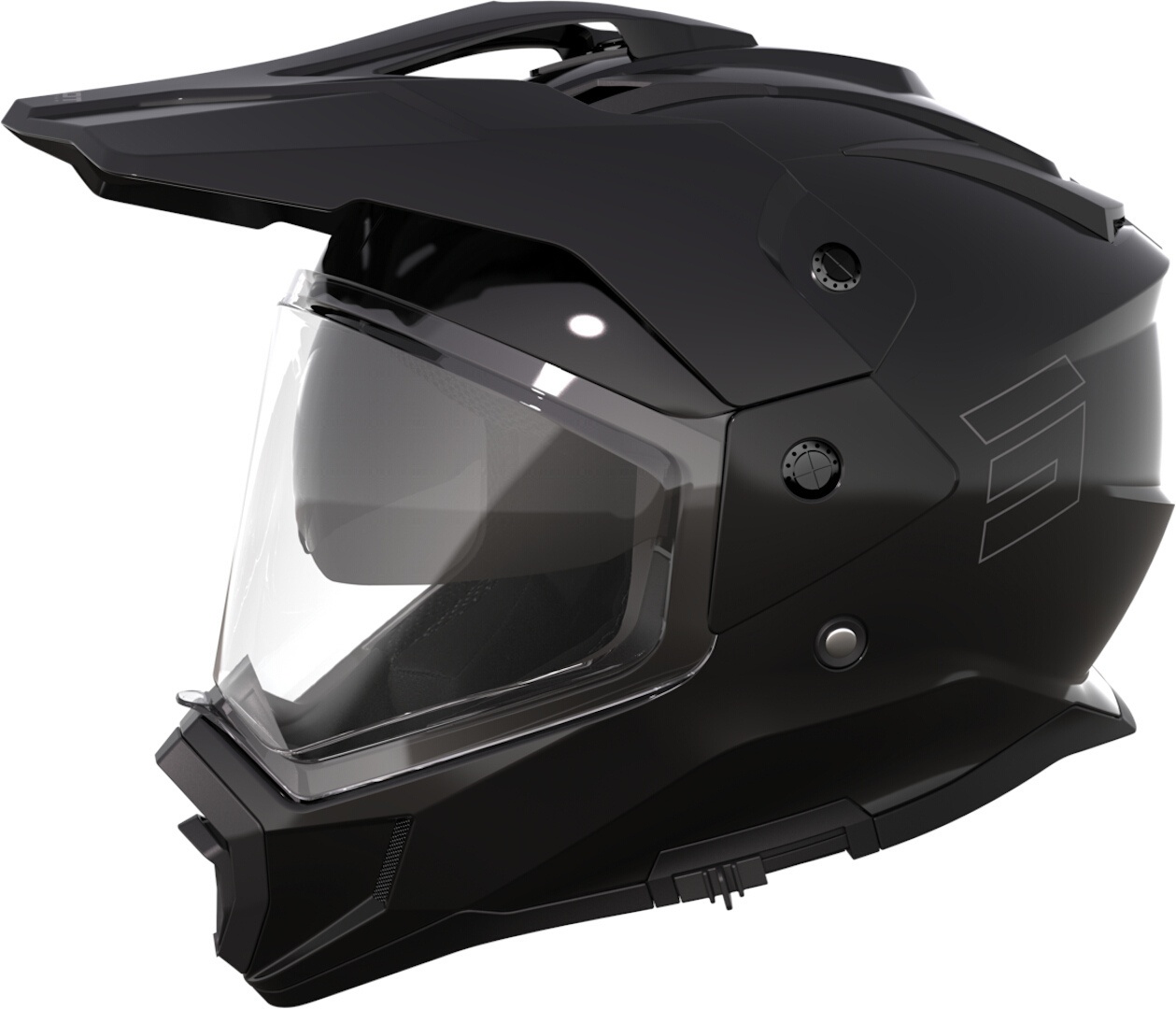Shot Trek Solid Motorcross helm, zwart, XS
