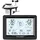 Raddy MN6 Lite Wetterstation 5-in-1 Schwarz