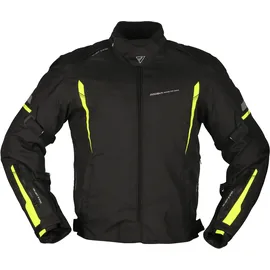 Modeka Aenergy Motorradjacke Schwarz/Neongelb S