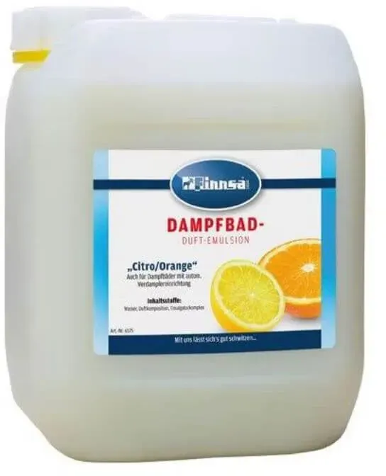 Dampfbad-Duft Emulsion (Milch) 5 Liter,Duft: Citro/Orange