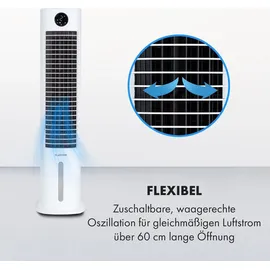 Klarstein Luftkühler 80W 480 m3/h 8 Liter mobil