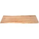 möbelliebling Tischplatte Baumkante Akazie Natur 200 x 60 cm