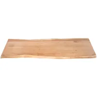 möbelliebling Tischplatte Baumkante Akazie Natur 200 x 60 cm