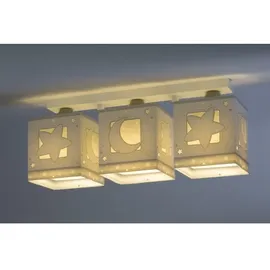 Dalber Kinder Deckenleuchte 3 Lichter Moonlight Grau 63233NE