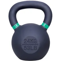 Vivol Kettlebell Gusseisen Kugelhantel 24 kg schwarz/grün