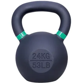 Vivol Kettlebell Gusseisen Kugelhantel 24 kg schwarz/grün