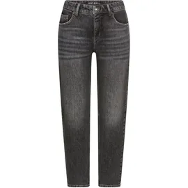 MAC "STRAIGHT", Damen, Gr. 36, Länge 28, grau (industrial grau), Denim/Jeans, Obermaterial: 99% Baumwolle, 1% Elasthan, straight fit normal, Jeans 5-Pocket-Jeans, mit Stretch