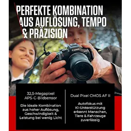 Canon EOS R7 + 18-150 mm IS STM + EF-EOS R Adapter