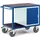 rollcart transportsysteme Stahlschrank Kunststoff/Stahl 1000 x 700 mm