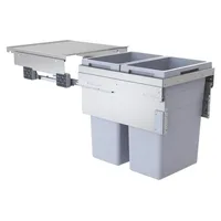 HAILO Euro-Cargo 2x 38 l Silber