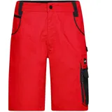 Arbeitsshorts "JN835" - 56 - red/black
