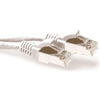 Act White 15 meter LSZH SFTP CAT6A patch cable