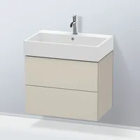 Duravit L-Cube 68,4x45,9cm, Tau ma, 2 Schub., wandhängend