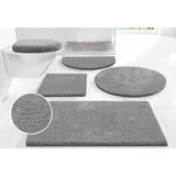 Guido Maria Kretschmer Home & Living Badematte »Jari«, Höhe 30 mm, rutschhemmend beschichtet, schnell trocknend, trocknergeeignet, flauschiger Hochflor, Uni-Farben, Badteppich,