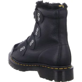 Dr. Martens Airwair 1460 Lace to Toe Fur Lined Nappa Leather Lace Up Boots Damen schwarz, 40 EU