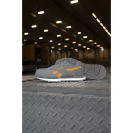 Reebok Halbschuh IB1091, grau-orange, S1P, Gr. 46