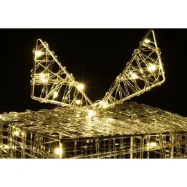 ECD Germany 3er Set LED Geschenkboxen 90 Mikro-LED - Weiß