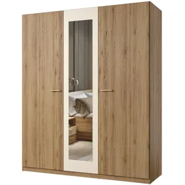 Home Affaire Drehtürenschrank Bitry 179,5 x 214,5 x 59 cm Beige