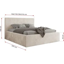 MKS TILIANO CLASSIC 180 x 200 cm Beige