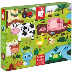 Janod Puzzle die Tiere auf der Farm (20 Teile)