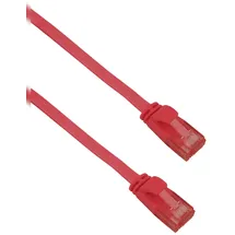 helos ultra slim Patchkabel U/UTP Cat 6 Rot 10,0m