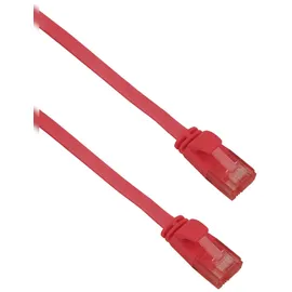 helos ultra slim Patchkabel U/UTP Cat 6 Rot 10,0m