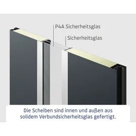 Hörmann EcoStar ISOPRO Secur IPS 810S links 110 x 210 cm golden oak