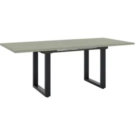 Mäusbacher Ausziehtisch 210 x 75 x 0 cm grün/schwarz