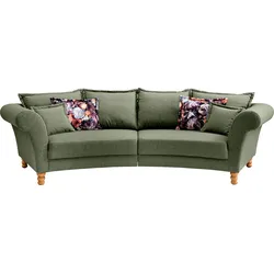 Big-Sofa HOME AFFAIRE "Tassilo", grün, B:350cm H:95cm T:110cm, 100% Polyester, Sofas