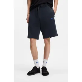 Hugo Sweatshorts aus reiner Baumwolle, Modell 'NASENSIO', Marine, XL
