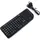 BerryBase Mini Funk Tastatur mit Touchpad & Beleuchtung - schwarz, DE Layout