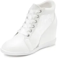 LASCANA Sneaker LASCANA, Damen, Gr. 40, weiß, Obermaterial: 100% Lederimitat. Futter: 100% Lederimitat. Decksohle: 100% Lederimitat.