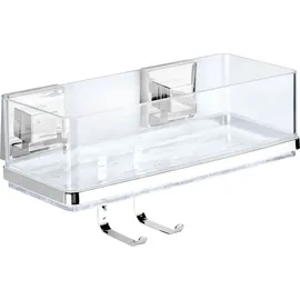 Wenko Quadro Duschkorb Edelstahl, Kunststoff