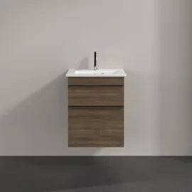 Villeroy & Boch Waschbeckenunterschrank 2 Auszüge 46,6 x 59 x 42,5 cm Braun