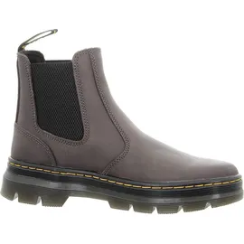 Dr. Martens Unisex Embury Gunmetal Saddleback Platform, Schwarz, 41 EU