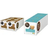 NESCAFÉ Dolce Gusto Café au Lait 96 Kaffeekapseln & Flat White, 48 Kaffeekapseln, Arabica und Robusta Bohnen