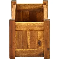 vidaXL Garten-Hochbeet Akazienholz 50x25x25 cm