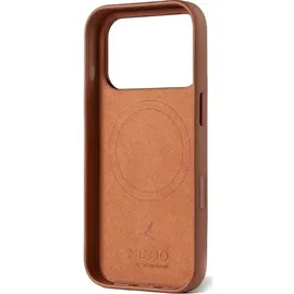 Mujjo iPhone 17 Pro Lederhülle Braun