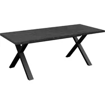 Mäusbacher Ausziehtisch 140 x 73 x 90 cm grau/schwarz