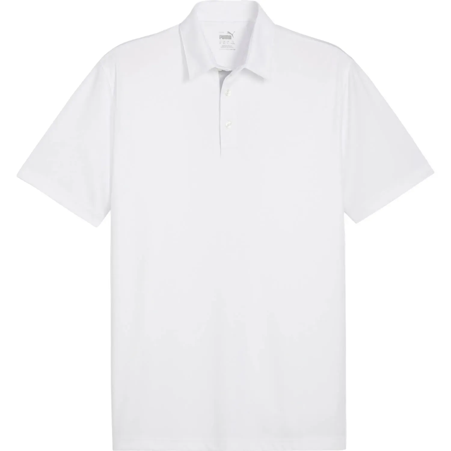 Puma Polo Pure Solid, weiss