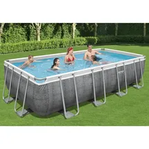 BESTWAY Pool-Set Power Steel Rechteckig 549x274x122 cm