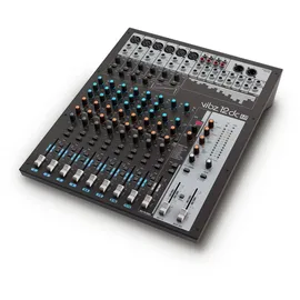 LD SYSTEMS VIBZ 12 DC - 12-Kanal Mischpult mit DFX und Kompressor, schwarz