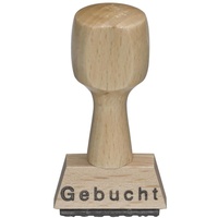kompatible Ware Textstempel "Gebucht"