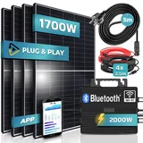 sunniva SUNNIVA® Balkonkraftwerk 1700W/2000W mit Astro Energy Wechselrichter Solaranlage