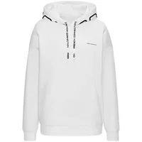 French Connection Kapuzenpullover mit Logodruck weiß 32/34