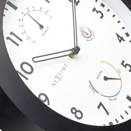 Nextime Daisy 25,5 cm Ø 25,5 cm schwarz